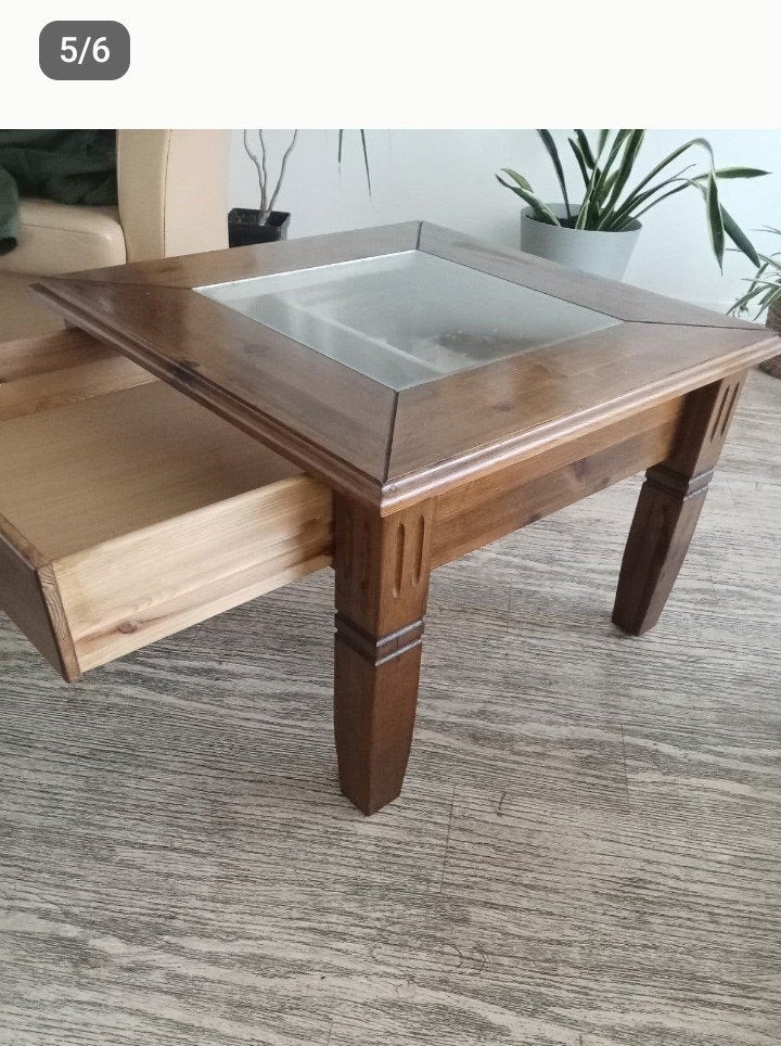 salontafel met glas ruit ruilen voor kamerplanten, Ophalen of Verzenden