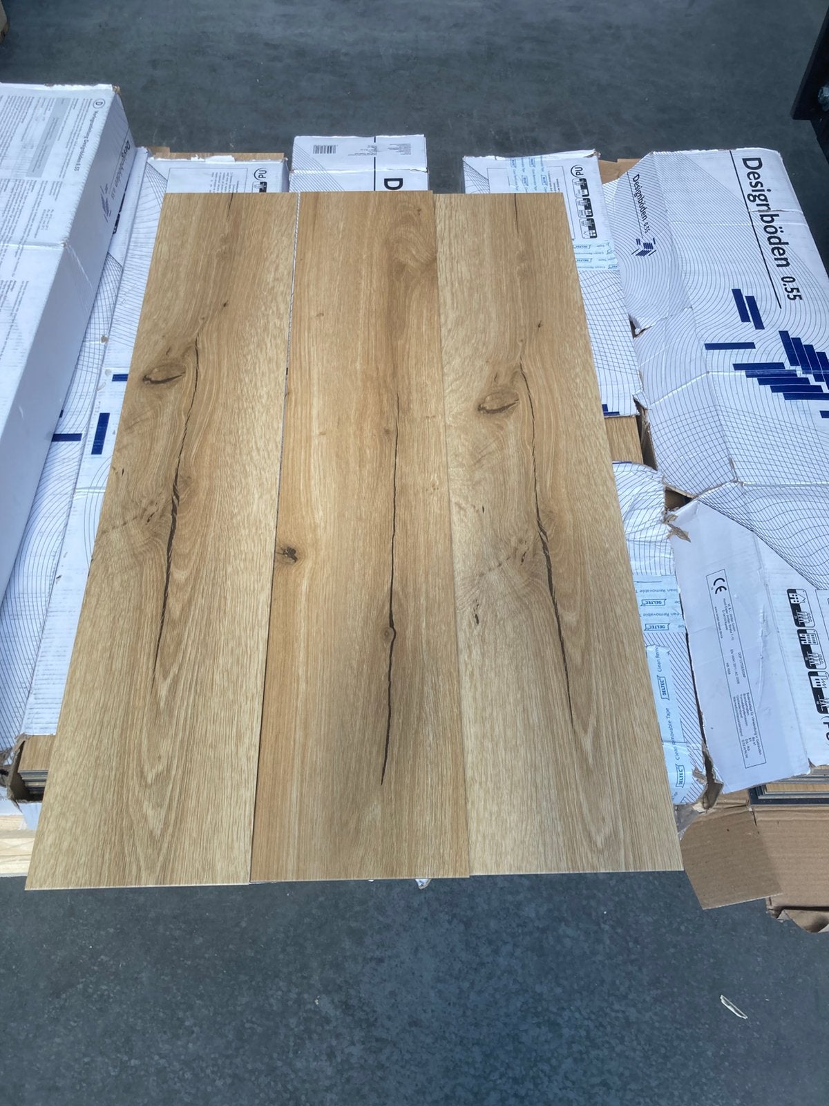 Pvc visgraat oak chalet +/- 20 m2, Kunststof, 50 tot 150 cm, Nieuw, Ophalen of Verzenden