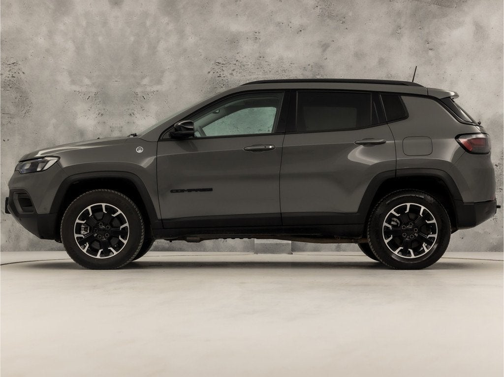 Jeep Compass 4xe 240 Plug-in Hybrid Electric Trailhawk 240Pk, Auto's, Jeep, Automaat, 12 maanden, 4 cilinders, Leder en Stof