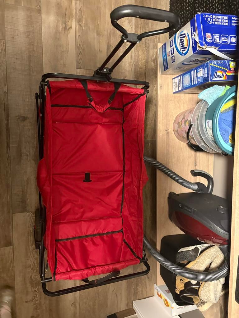 Opvouwbare bolderkar - Ideaal voor strand, camping en meer!, Ophalen, Opvouwbaar, Zo goed als nieuw