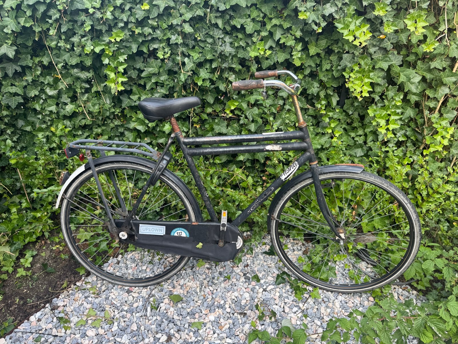 Degelijke zwarte stadsfiets - Gebruikt, Fietsen en Brommers, Ophalen, Gebruikt