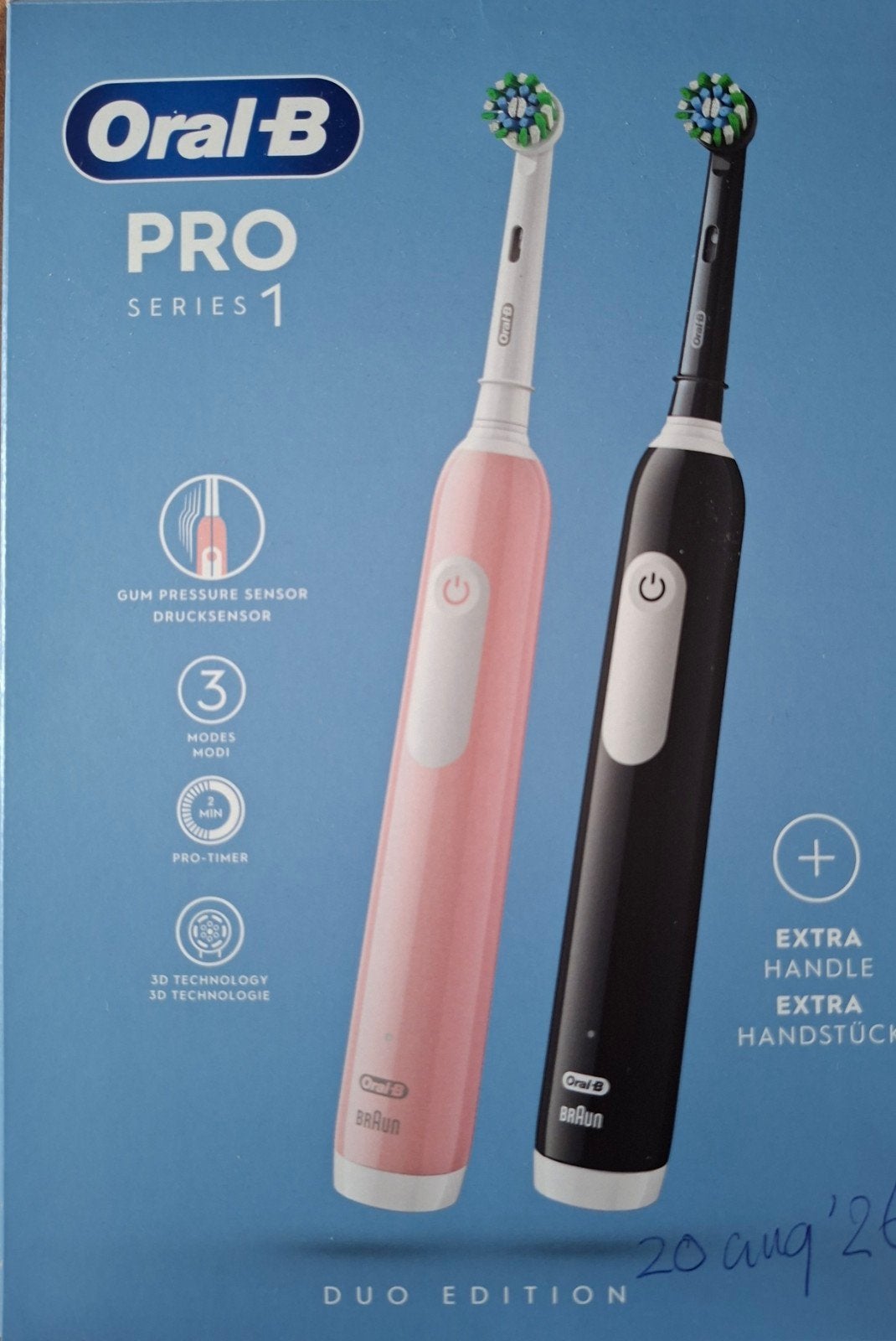 Oral-B PRO Series 1 Elektrische Tandenborstels Duo, Ophalen of Verzenden, Nieuw, Mondverzorging