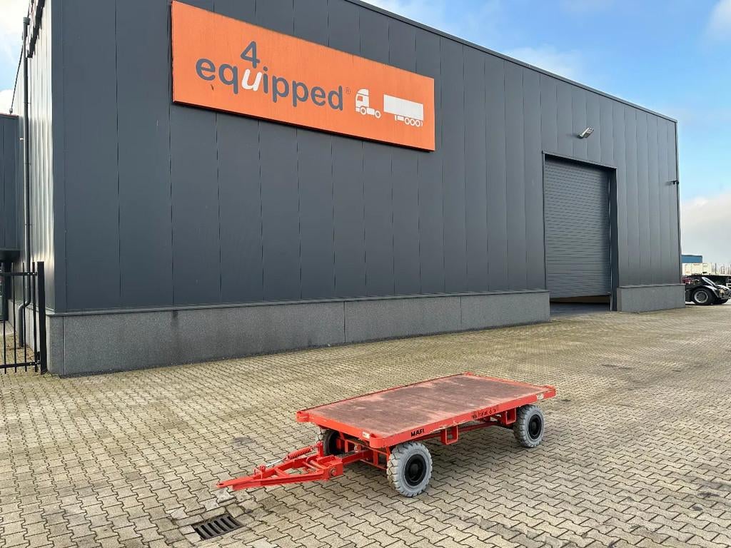 Mafi double-steered and connectable heavy-duty trailers with, Zo goed als nieuw