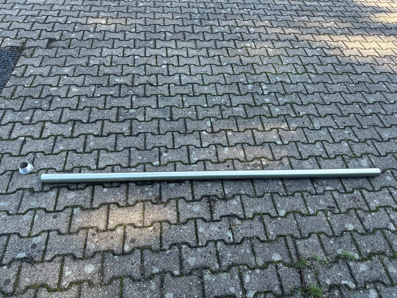 RVS buis diam 60.5mm lengte 215,5cm wanddikte 3mm, Ophalen, Zo goed als nieuw, Overige metalen