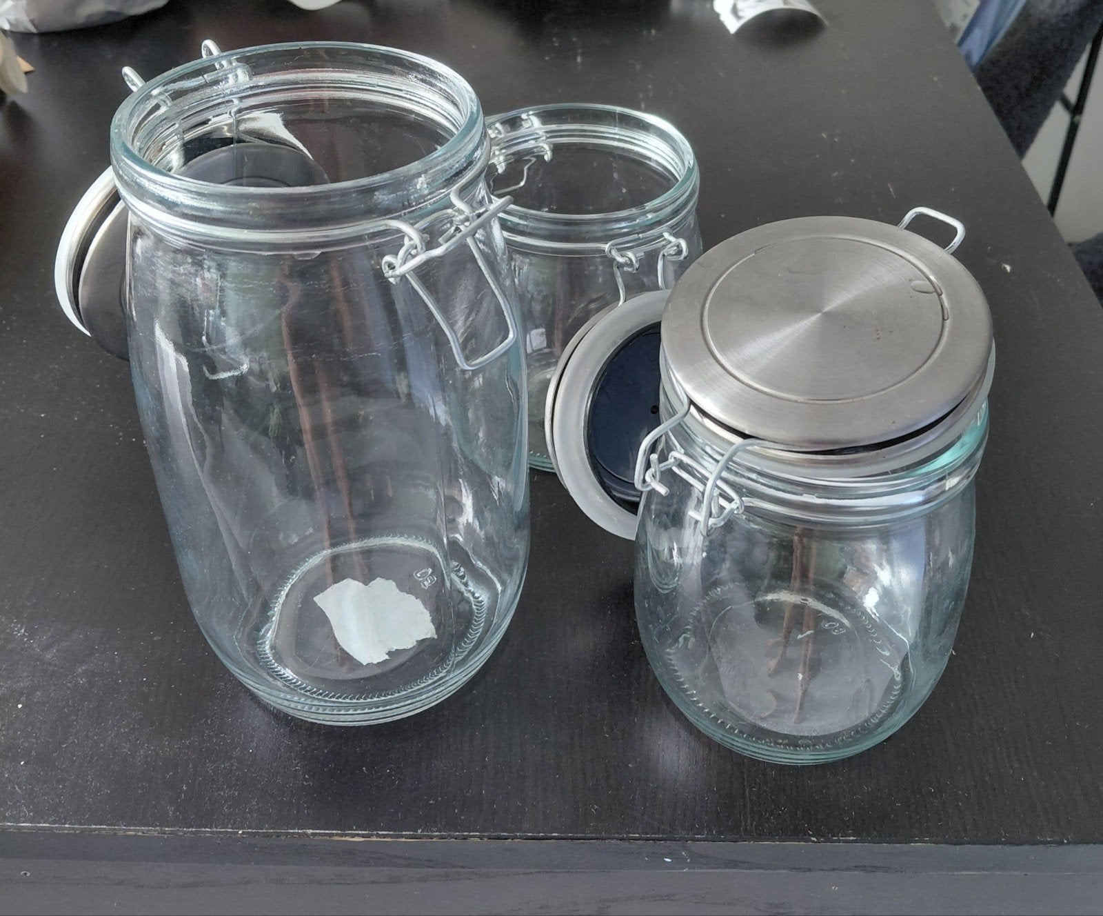 3 Xenos weckpotten, Ophalen, Zo goed als nieuw, Glas, Pot, Bus of Blik