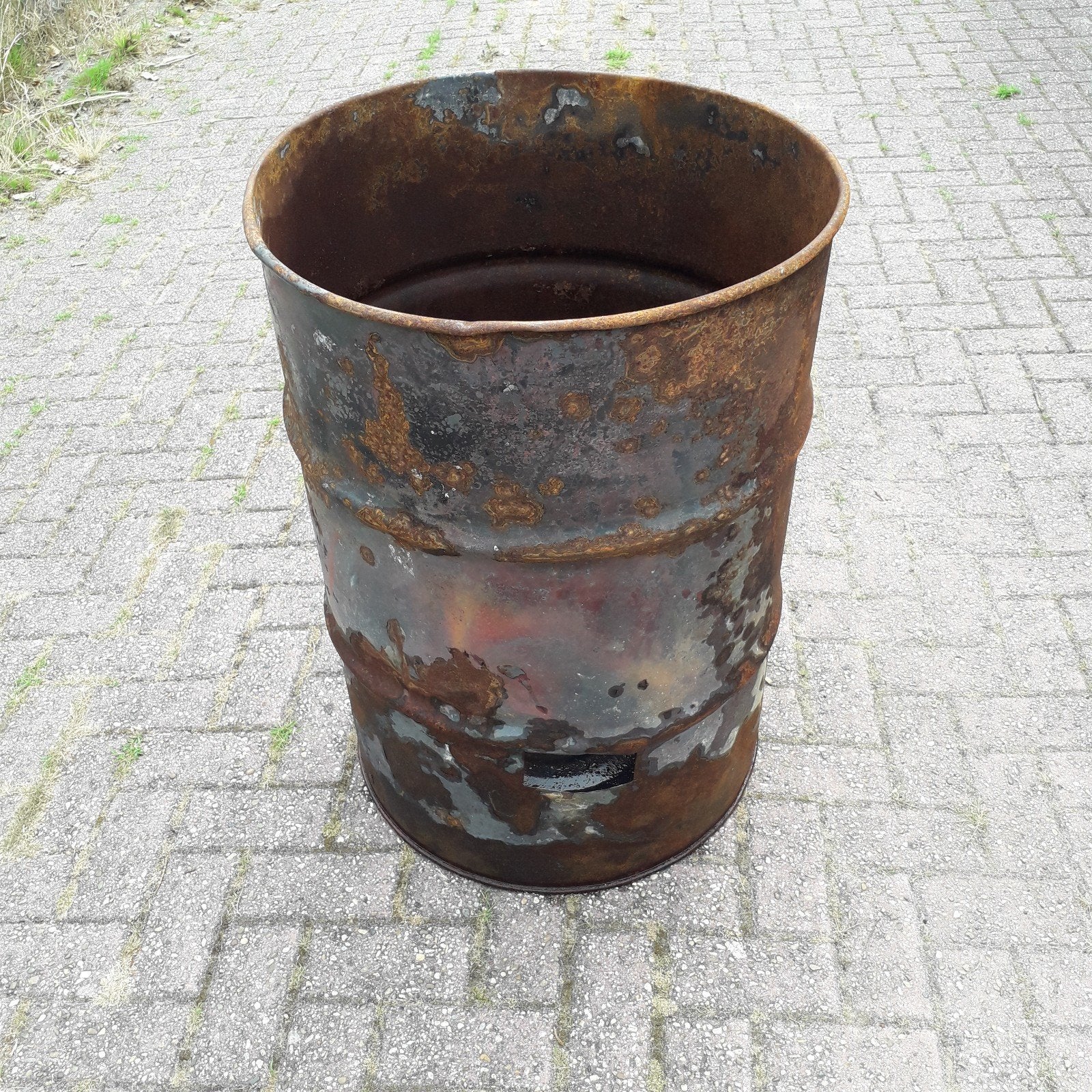 Brandton vuurkorf stookton 200 liter, Tuin en Terras, Ophalen