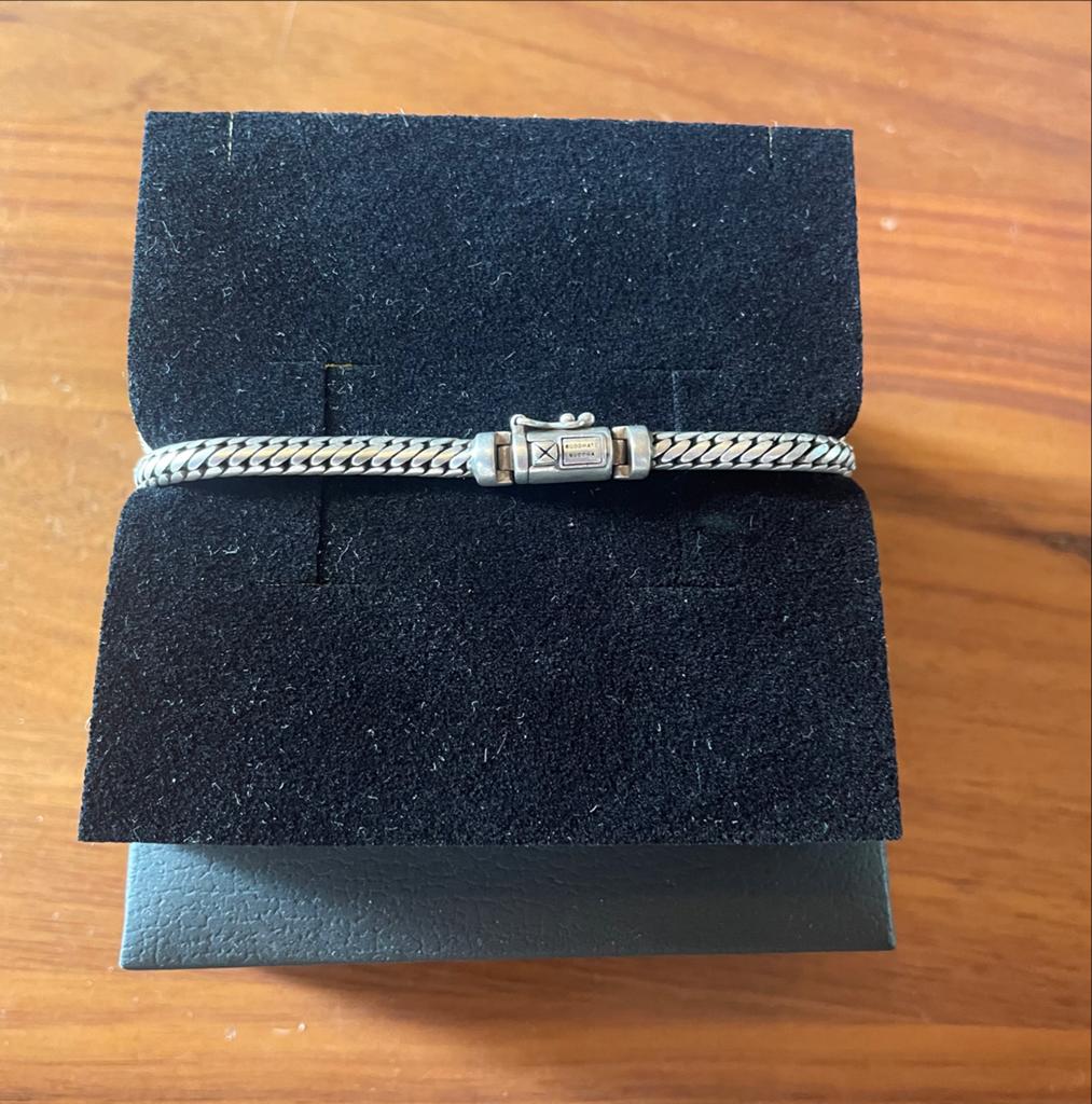 Buddha to Buddha "Ben Mini" armband, Ophalen of Verzenden, Zo goed als nieuw, Zilver, Zilver
