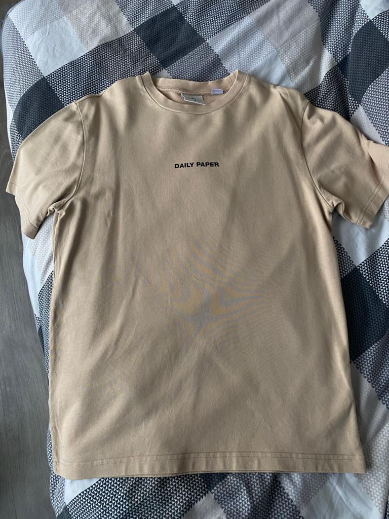 Daily Paper T-shirt, Verzenden, Zo goed als nieuw, Maat 46 (S) of kleiner, Beige