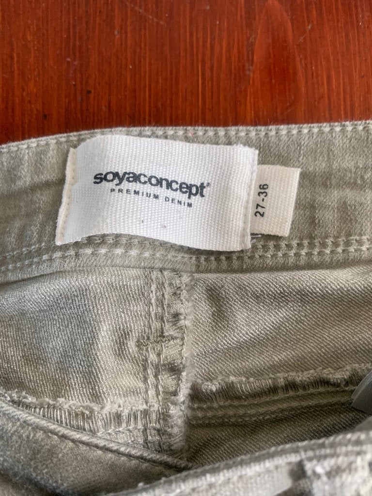 3/4 katoenen broek, Kleding | Dames, Soyaconcept, Ophalen of Verzenden, Zo goed als nieuw