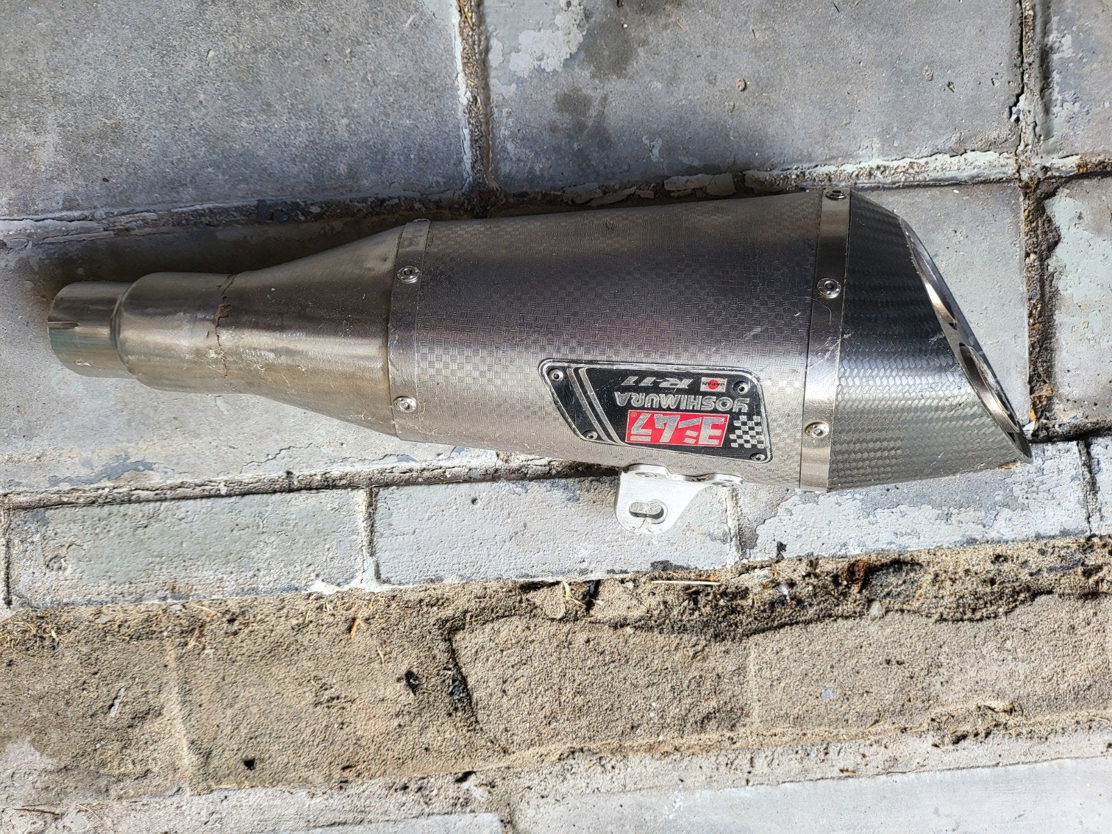 Yoshimura R-11 uitlaatdemper voor motorfiets, Ophalen of Verzenden, Gebruikt