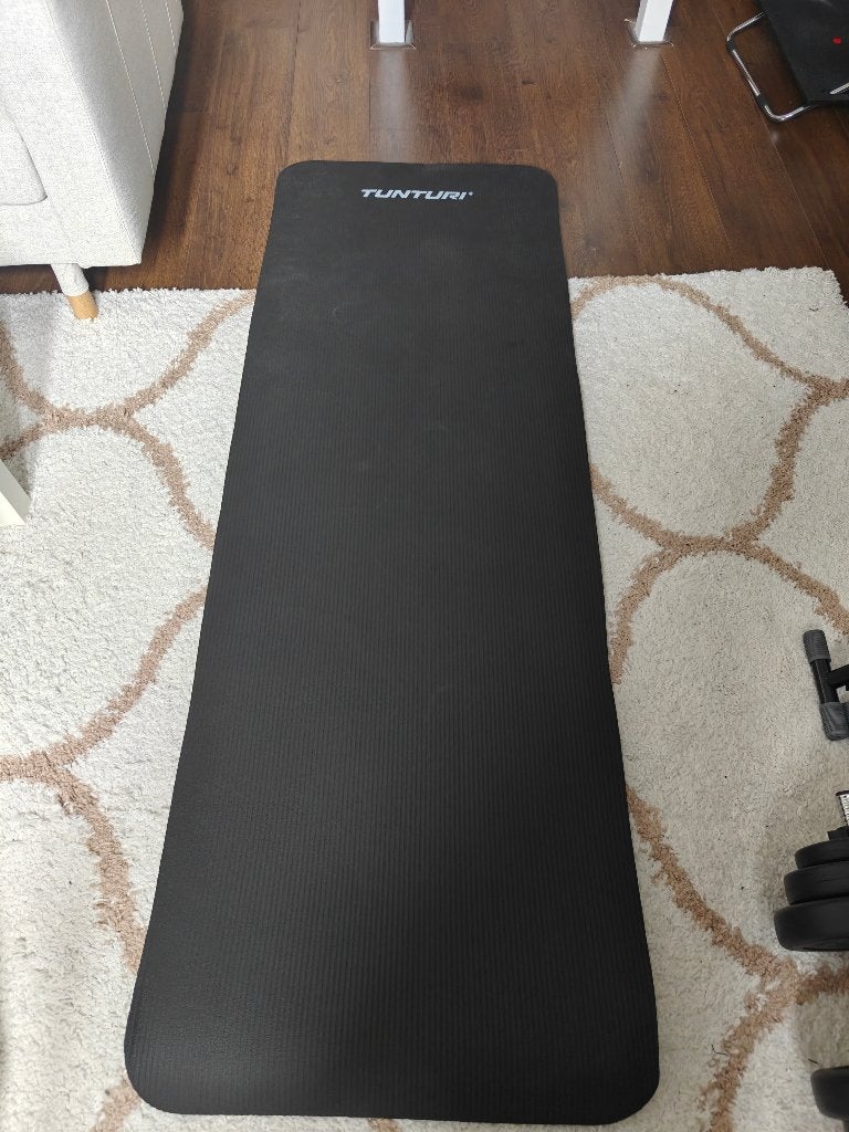 Tunturi Yoga mat - springtouw en Opdruksteunen bundel, Sport en Fitness, Ophalen of Verzenden, Zo goed als nieuw, Benen, Overige typen