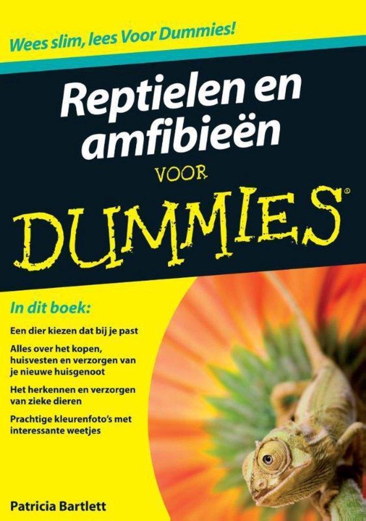 Reptielen en amfibiën voor dummies - Patricia Bartlett, Boeken, Ophalen of Verzenden, Nieuw, Reptielen of Amfibieën