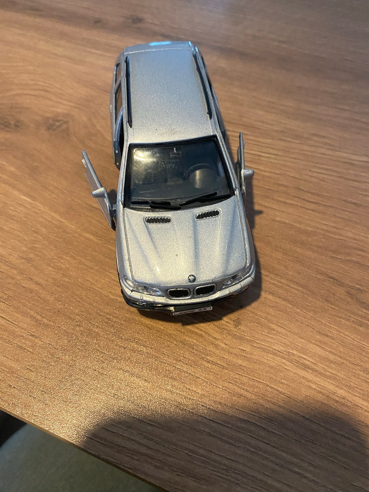 Welly BMW X5 Speelgoedauto - Zilver, Ophalen of Verzenden, Gebruikt
