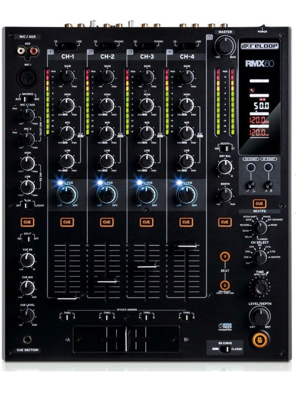 Reloop RMX-60 Digitale DJ Mixer - Zo goed als nieuw, Ophalen, Zo goed als nieuw, Dj-set, Reloop