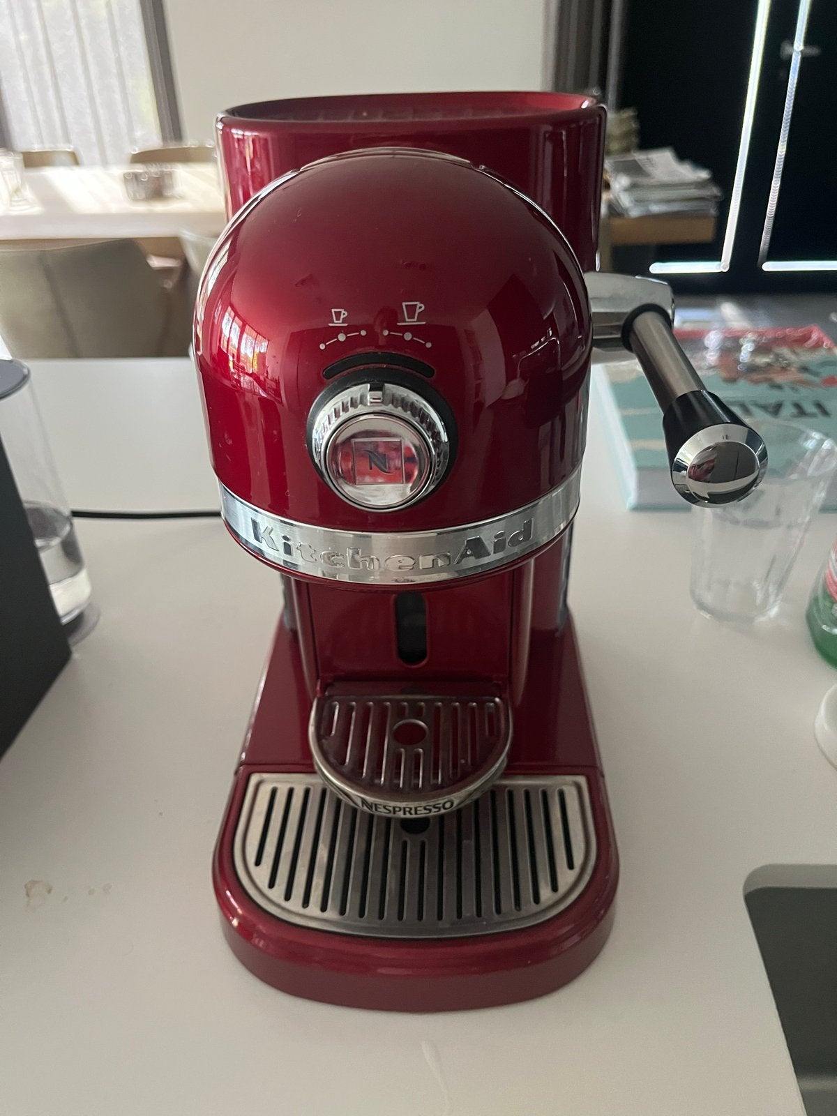 KitchenAid Nespresso machine - niet goed werkend: overdruk, Witgoed en Apparatuur, Koffiezetapparaten, Ophalen, Niet werkend, Espresso apparaat
