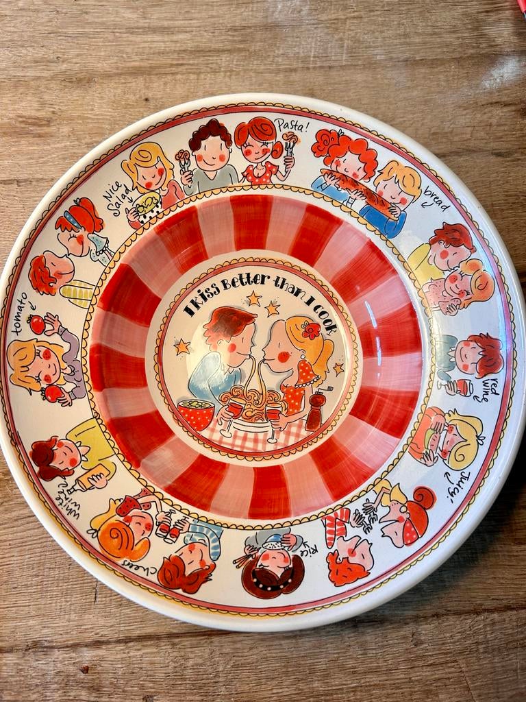 Blond Amsterdam schaal 35 cm, Ophalen, Porselein of Keramiek, Schaal, Rond
