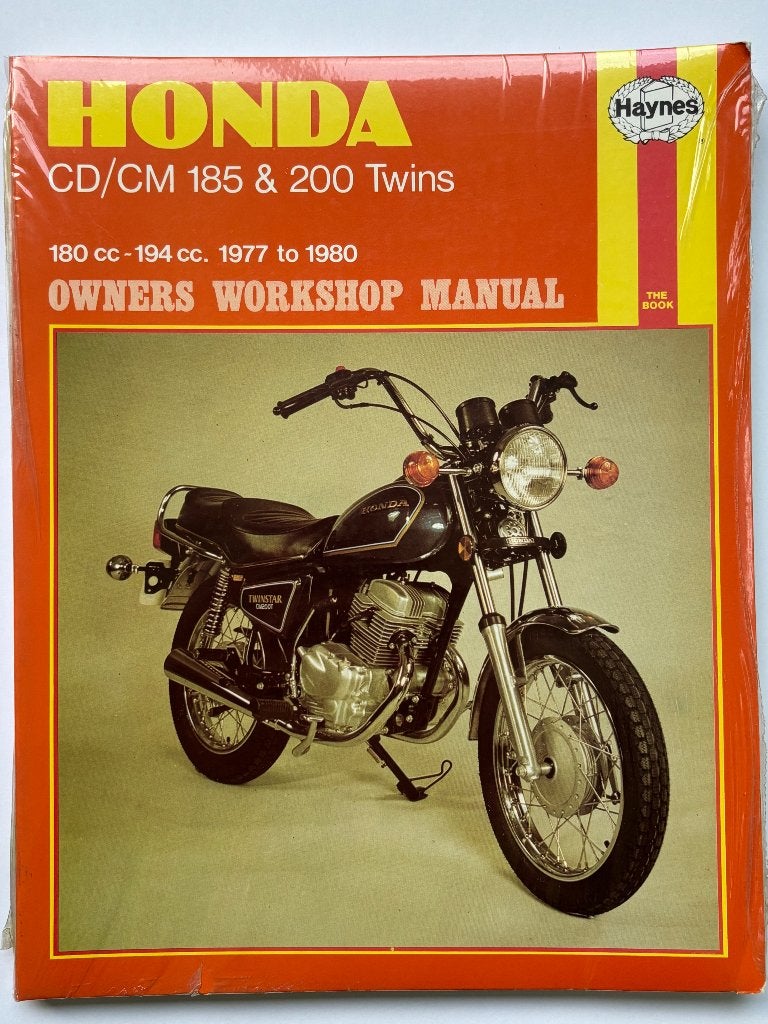 HONDA CD/CM 185 & 200 TWINS (1977-1980) Haynes manual *NIEUW, Motoren, Ophalen of Verzenden, Honda