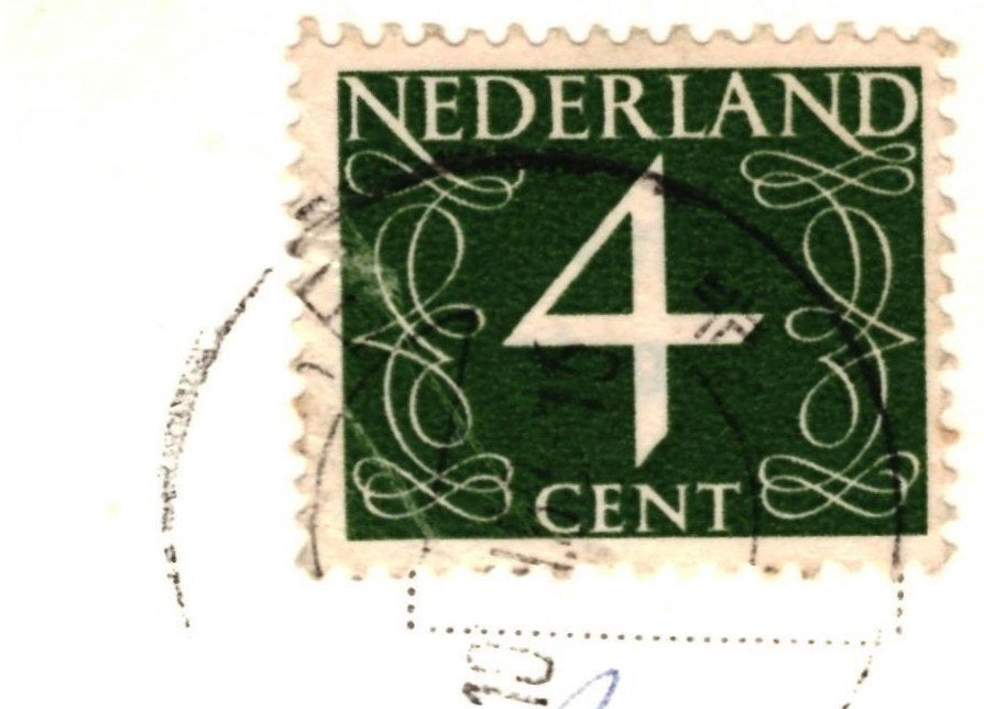 700331 Veere Zeeland 1959 Gelopen met postzegel, Ophalen of Verzenden, 1940 tot 1960, Gelopen, Zeeland