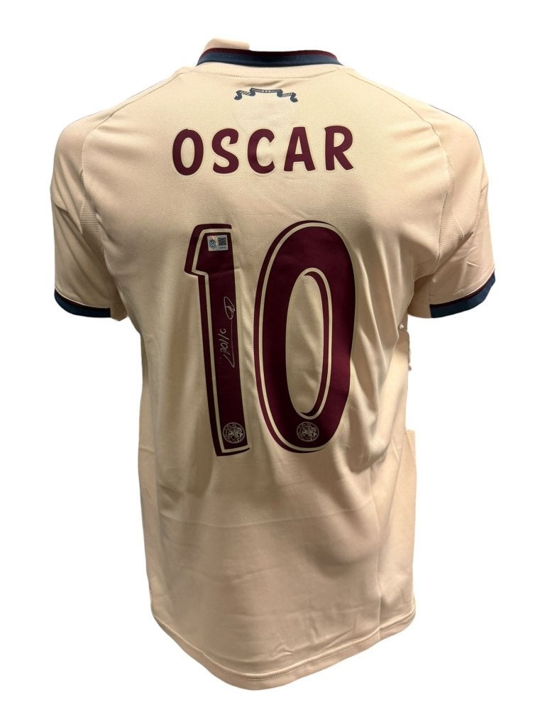 Oscar Gloukh AFC Ajax 25/26  gesigneerd 3e Shirt, Soccersignings.nl, Shirt, Nieuw, Ophalen of Verzenden