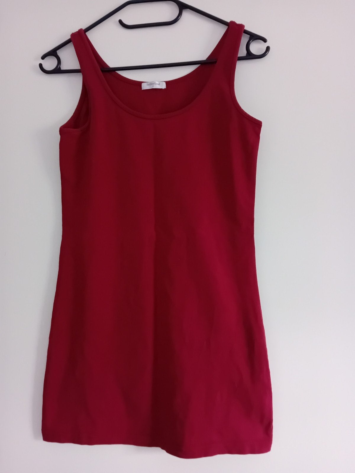 Sutherland langer model mouwloze top, maat S,, Kleding | Dames, Sutherland, Ophalen of Verzenden, Rood, Maat 36 (S)