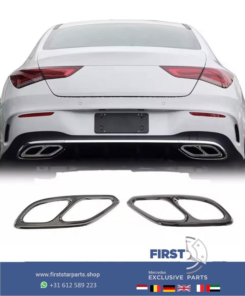 W118 UITLAAT SIERSTUK COVER LINKS + RECHTS SET  Mercedes CLA, Ophalen of Verzenden, -, -, -