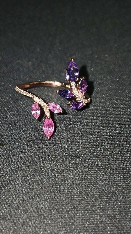 Le Diamantaire Rosegoudkleurige Ring | Maat 52, Ophalen, Nieuw, Kleiner dan 17, Met edelsteen