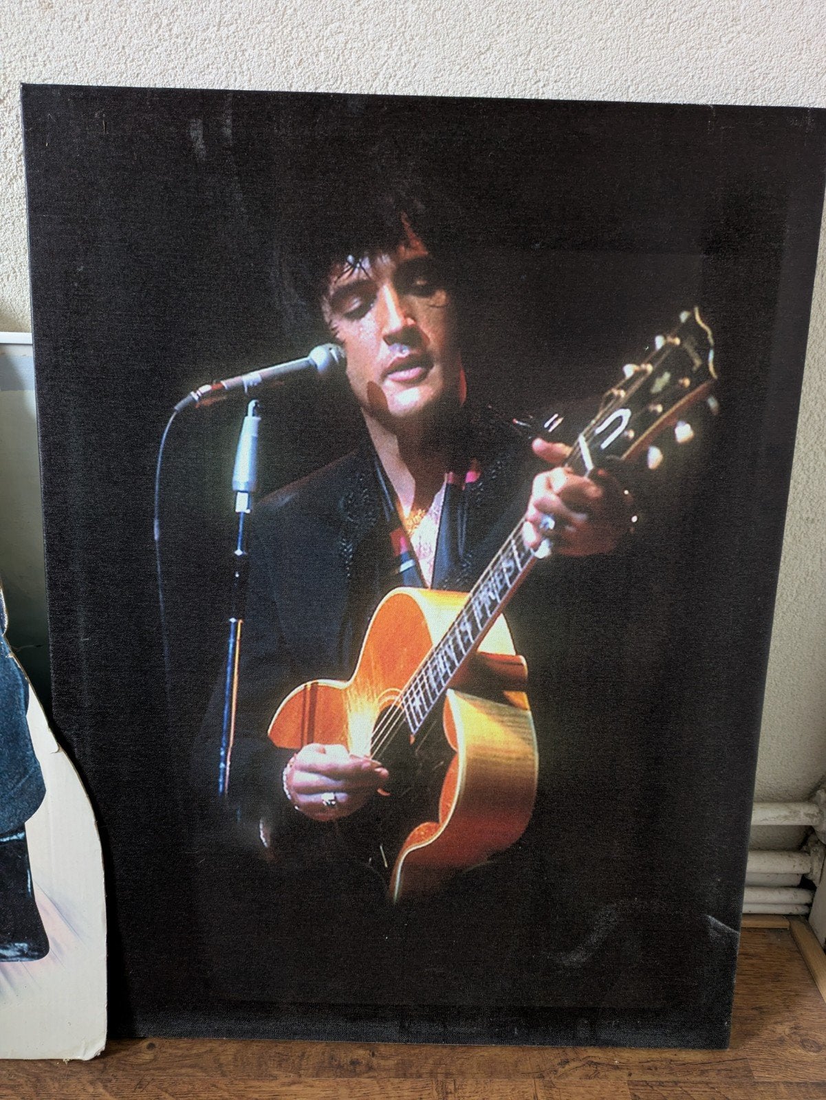 Elvis Presley Canvas Schilderij - Muziek Icoon, Ophalen, Op houten frame, Print, Muziek