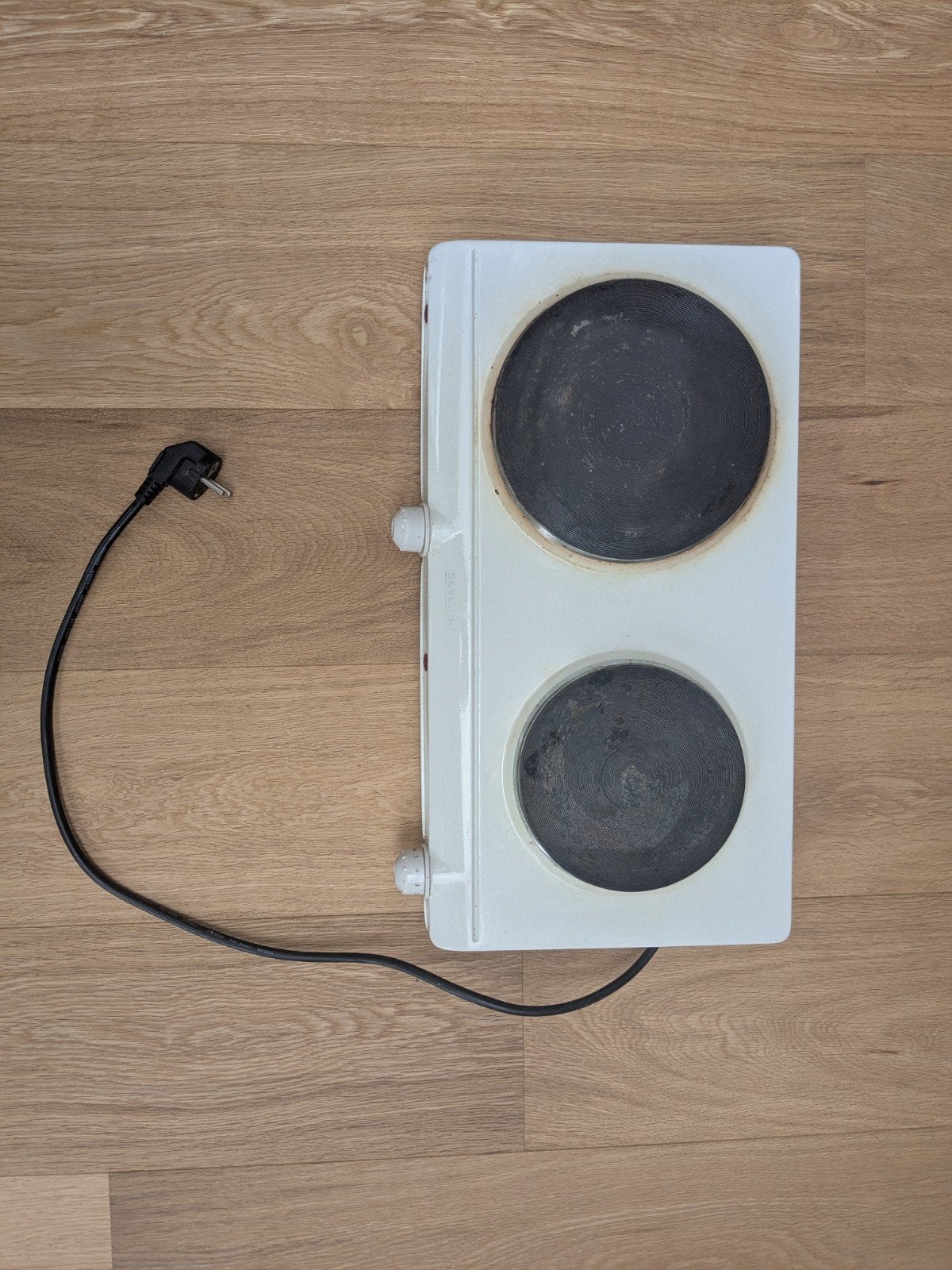 Draagbare Severin elektrische kookplaat met 2 zones, Ophalen, Gebruikt, 3 kookzones of minder, Vrijstaand
