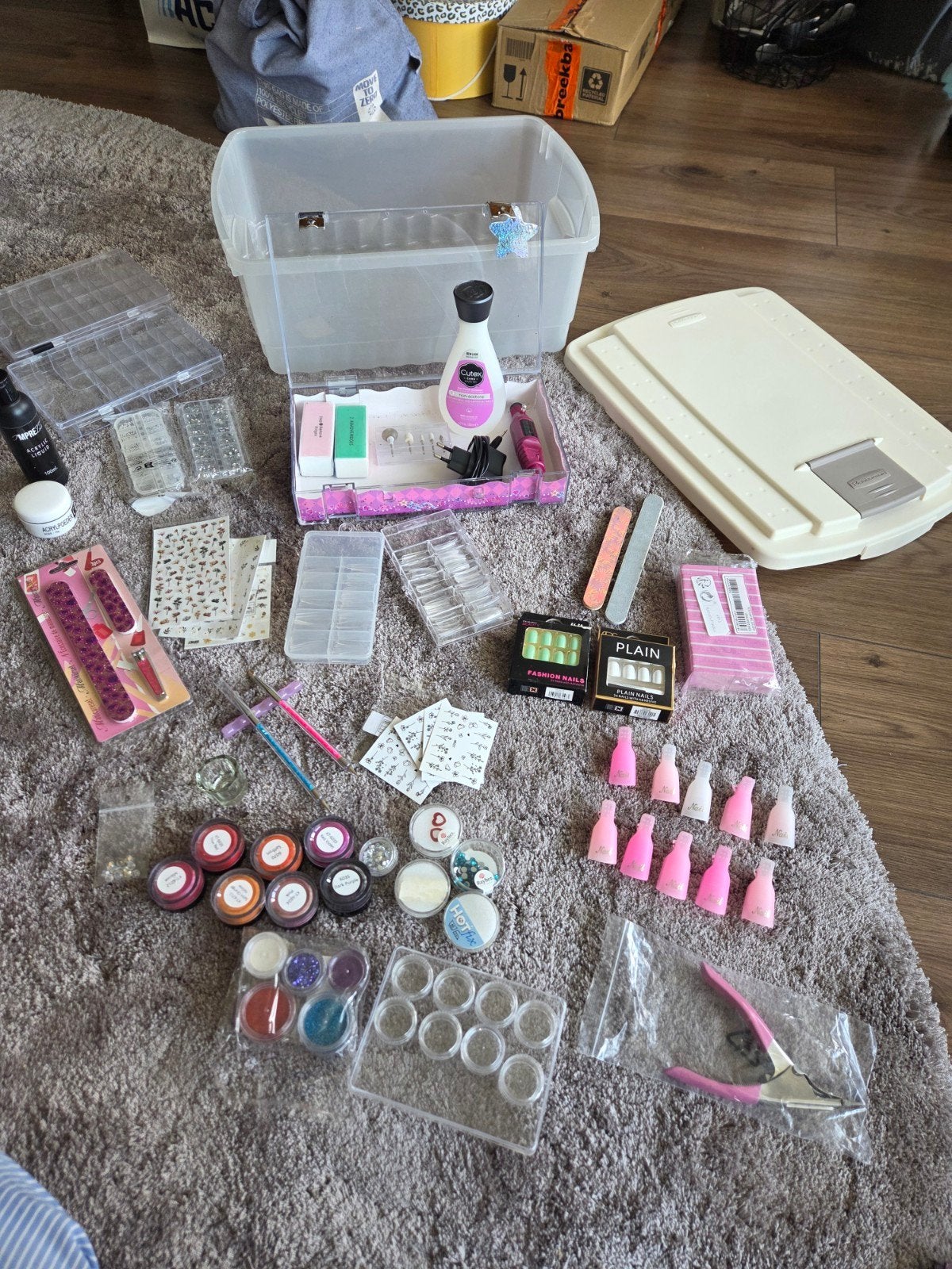Grote nagelverzorgingsset: alles voor mooie nagels, Ophalen of Verzenden, Nieuw, Overige typen