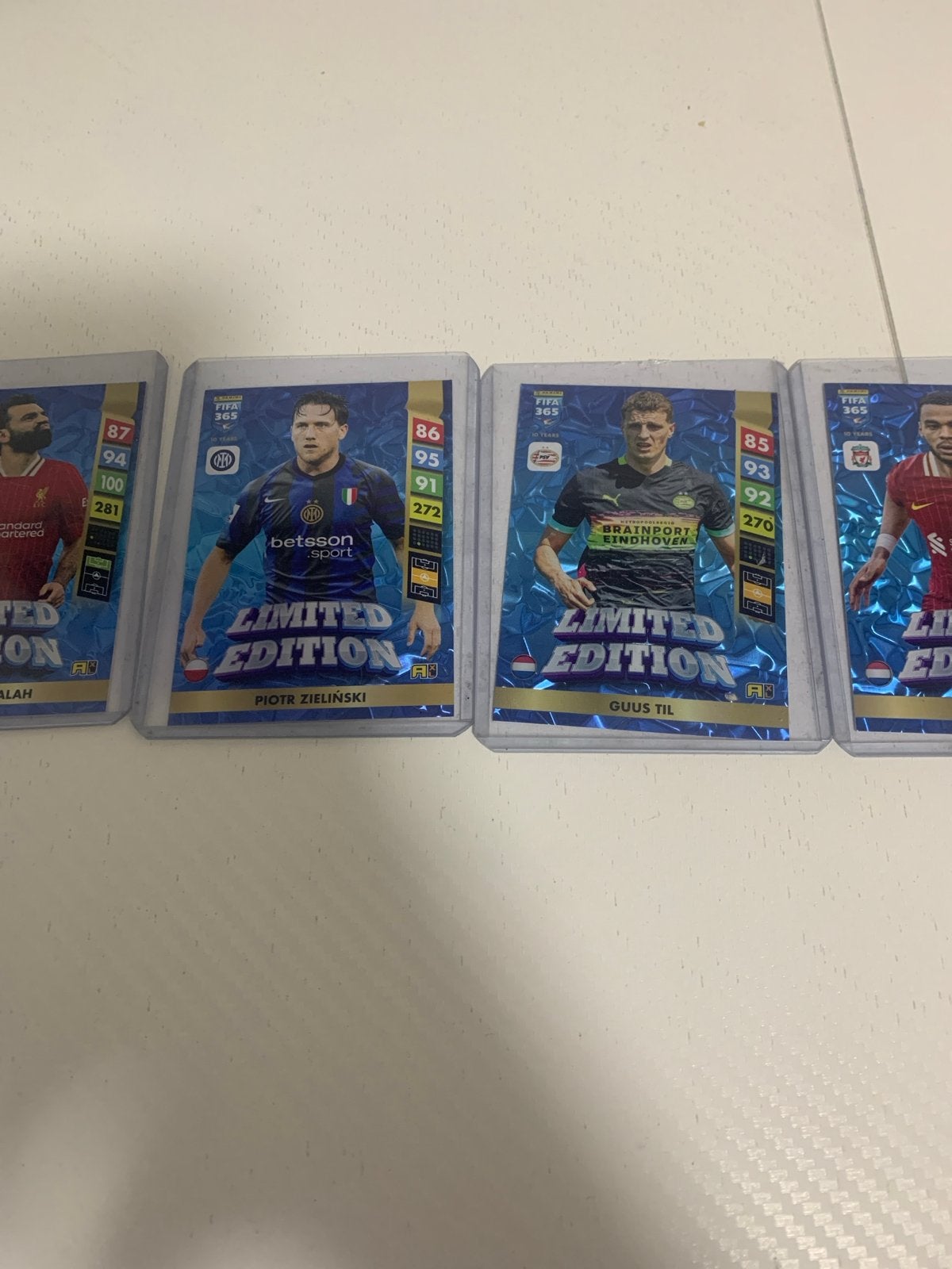 FIFA 365 Limited Edition voetbalplaatjes (4 stuks), Ophalen of Verzenden, Zo goed als nieuw, Buitenlandse clubs, Spelerskaart