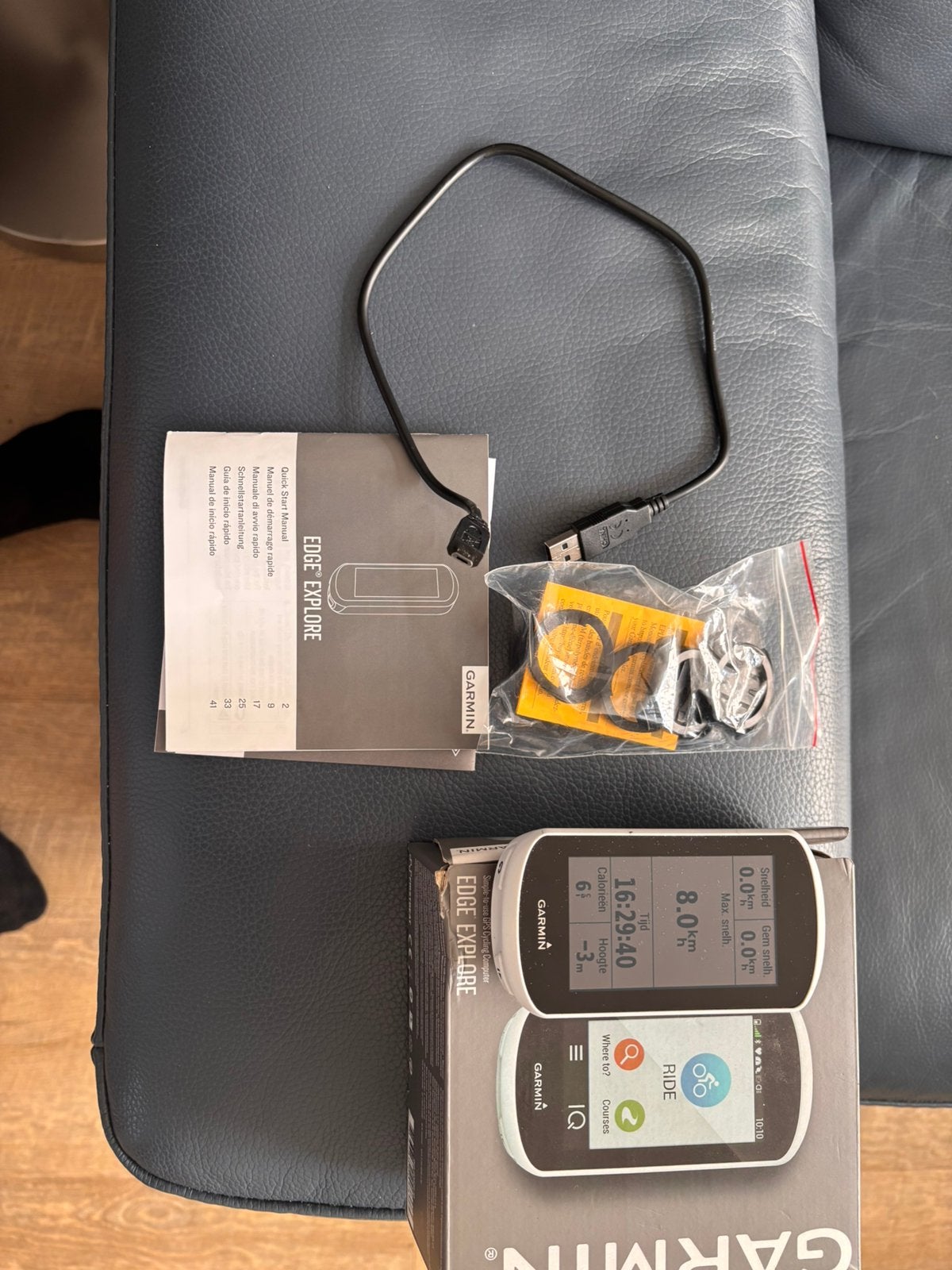Garmin edge explore, Fietsen en Brommers, Fietsaccessoires | Fietscomputers, Verzenden, GPS, Zo goed als nieuw