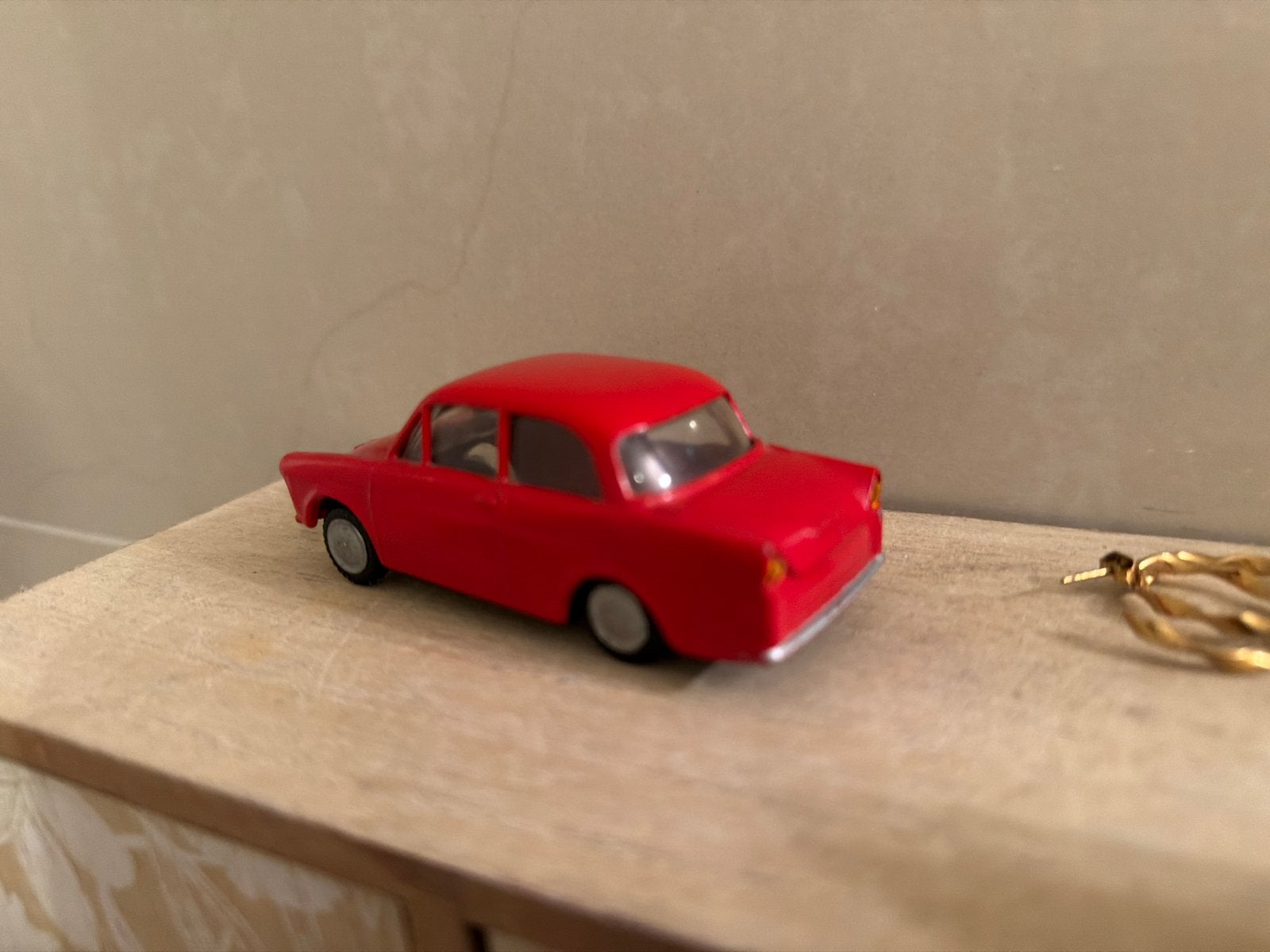 Lion Car DAF 1/43 - Rode Miniatuur Auto, Overige merken, Gebruikt, Auto, Ophalen of Verzenden