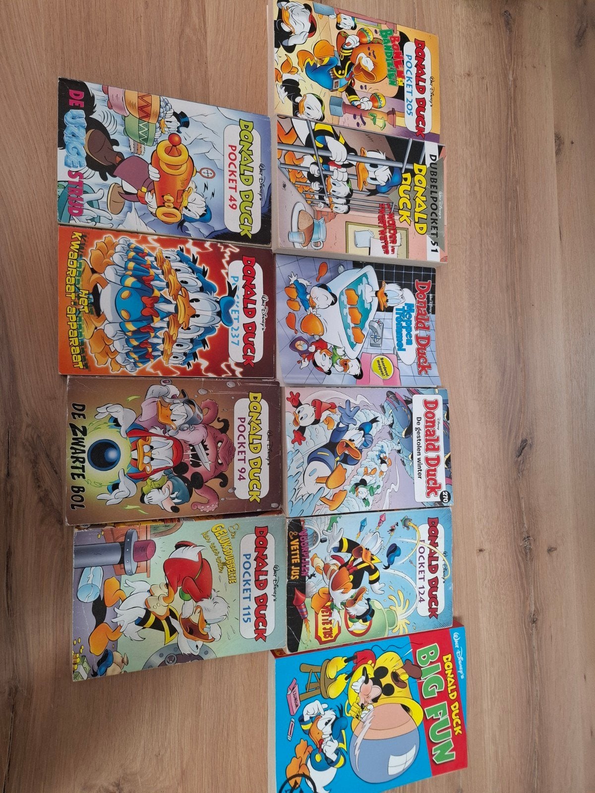 Donald Duck Pockets en Dubbelpocket - 10 stuks, Meerdere stripboeken, Ophalen of Verzenden, Gelezen