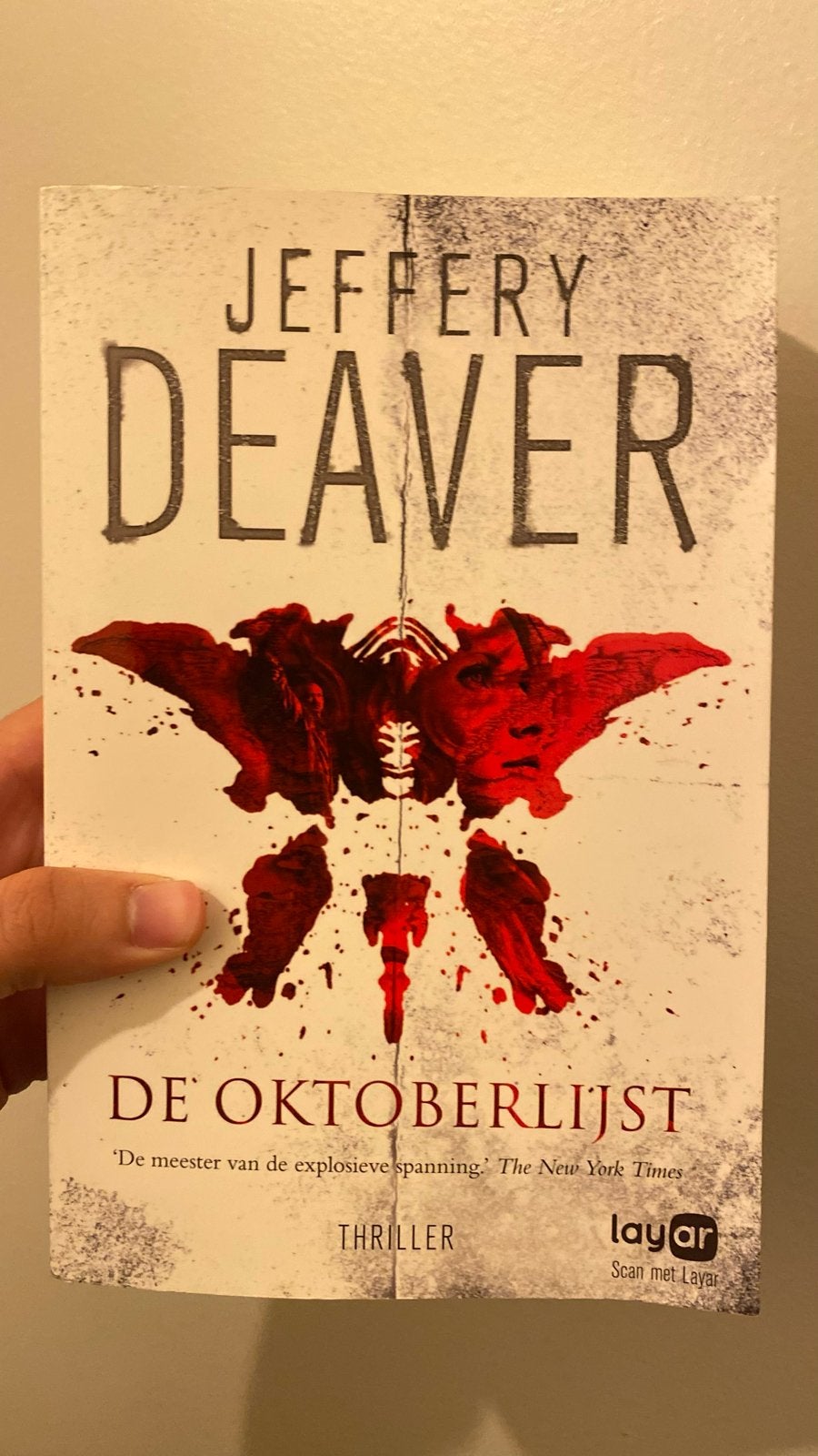 Jeffery Deaver - De Oktoberlijst (Thriller), Ophalen of Verzenden, Gelezen, Amerika