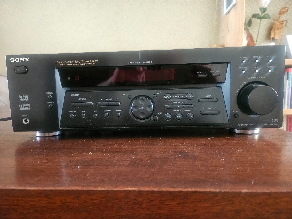 Sony Receiver STR-DE585 reparatie, Ophalen of Verzenden, Niet werkend, Minder dan 60 watt, Sony