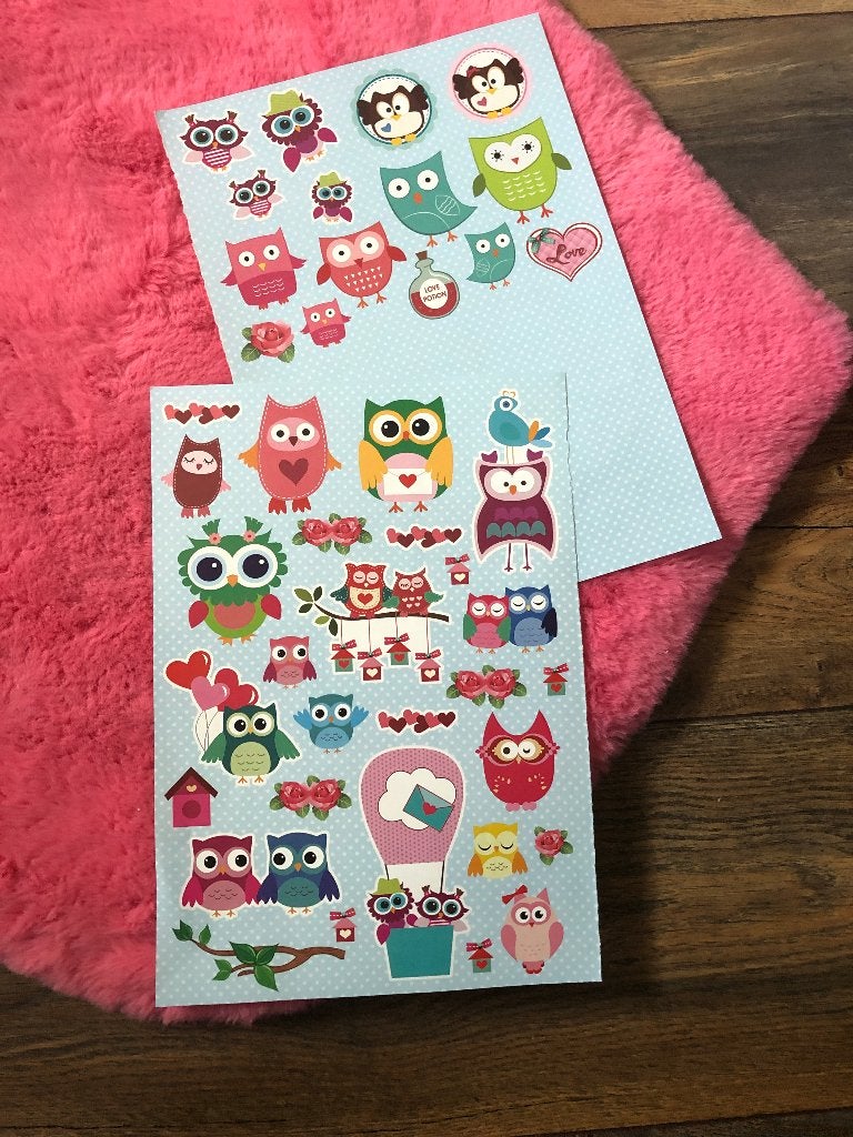 Creatief met uiltjes | Knipvellen, Hobby en Vrije tijd, Kaarten | Zelf maken, Ophalen of Verzenden, Nieuw, Dieren, Knipvel
