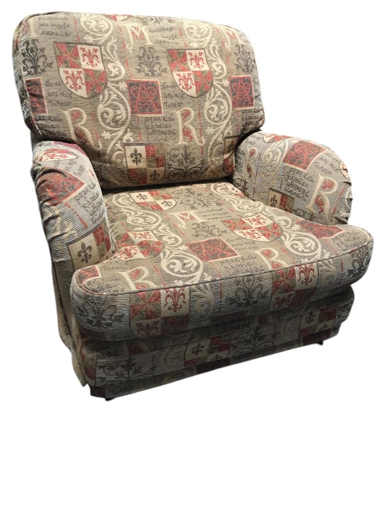 Engelse fauteuil in goede staat met warme uitstaling, Huis en Inrichting, Fauteuils, Ophalen, Gebruikt, 75 tot 100 cm, 75 tot 100 cm
