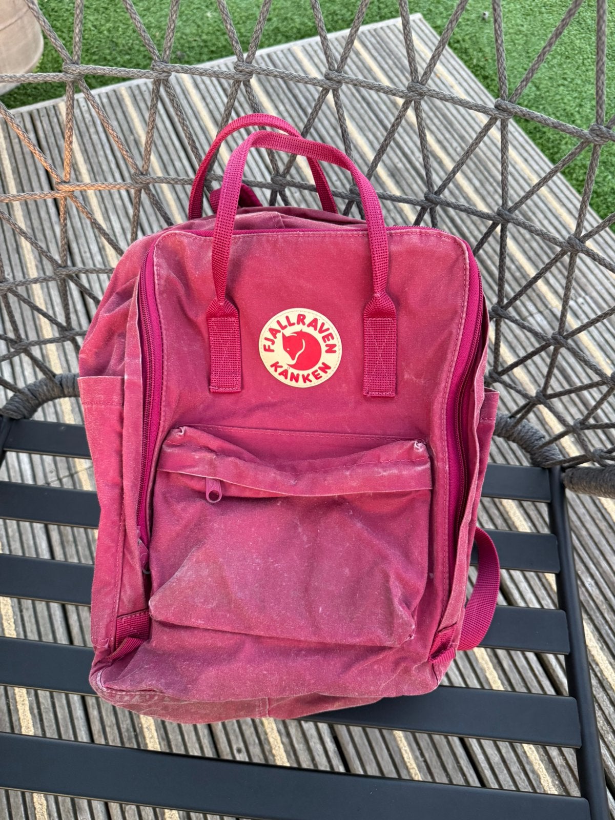 Fjällräven Kånken Laptop 15” Ox Red, Ophalen of Verzenden, Gebruikt