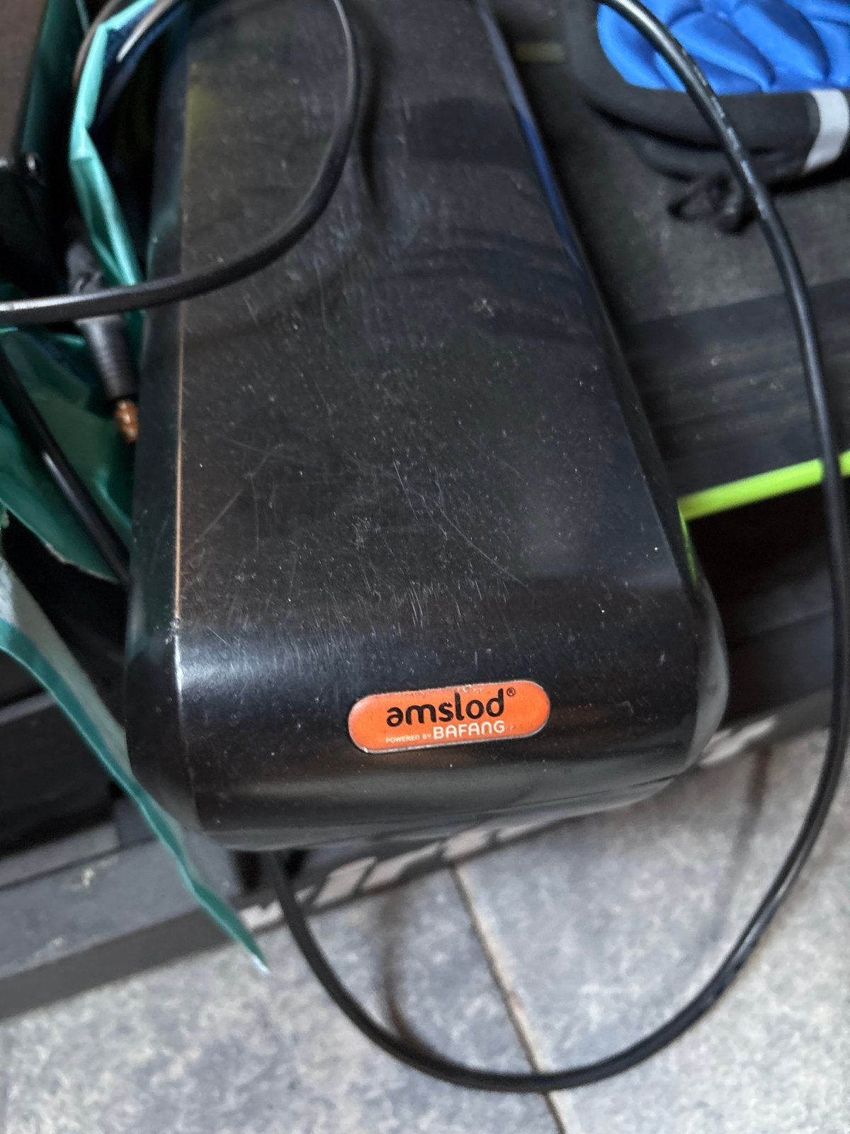 Amslod Bafang E-bike Accu met Lader 750, Ophalen, Gebruikt