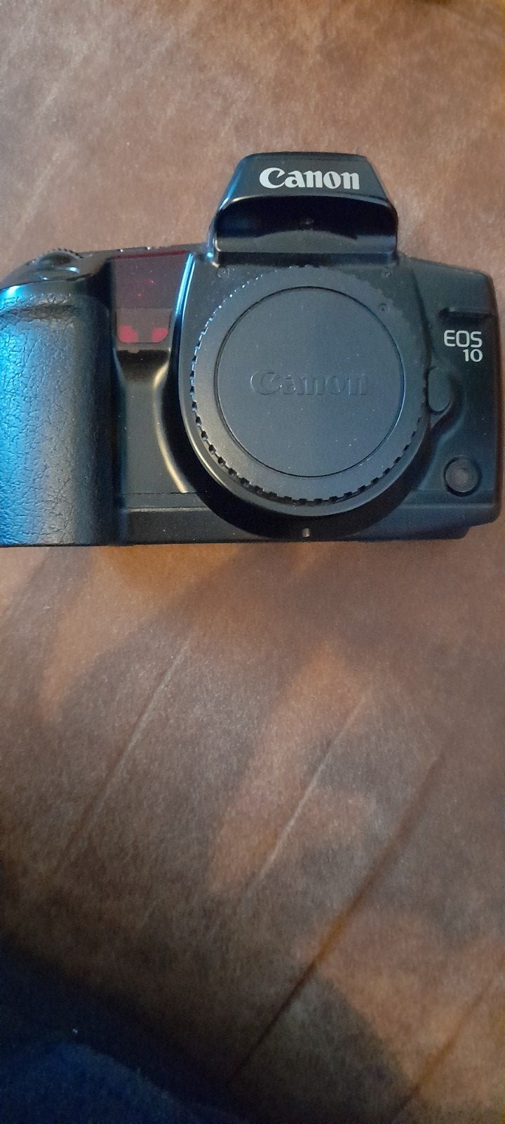 Canon EOS 10 spiegelreflexcamera met lens en accessoires, Audio, Tv en Foto, Fotocamera's Analoog, Ophalen of Verzenden
