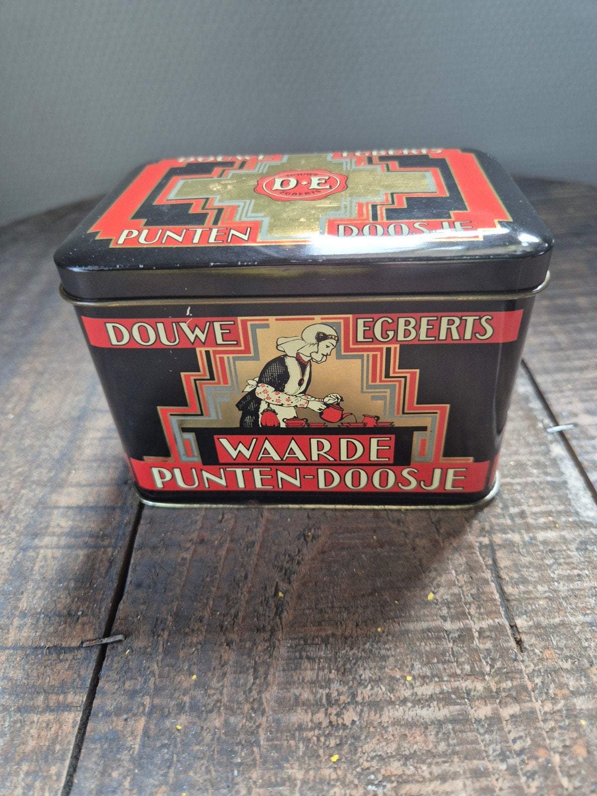 Douwe egberts waardepunten blik, Ophalen of Verzenden, Gebruikt, Koffie, Douwe Egberts