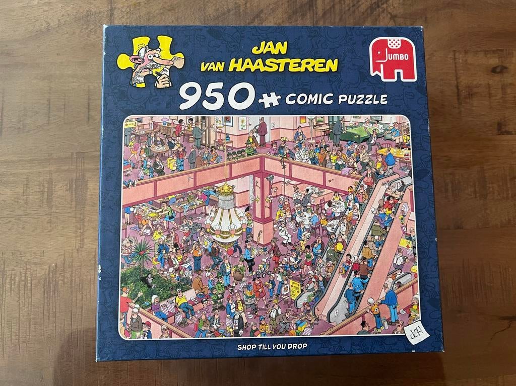 Jan van Haasteren - Shop Till You Drop - 950 stukjes, Ophalen of Verzenden, 500 t/m 1500 stukjes, Zo goed als nieuw, Legpuzzel