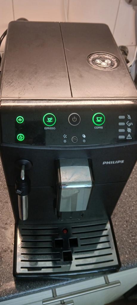 Philips HD8821 Espresso Koffiemachine met Melkopschuimer, Stoompijpje, Gebruikt, Koffiemachine, Koffiebonen