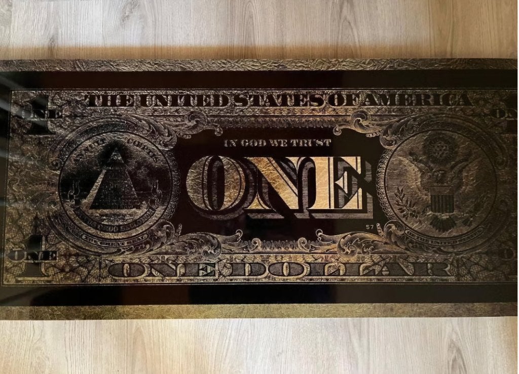 One dollar schilderij, Antiek en Kunst, Ophalen
