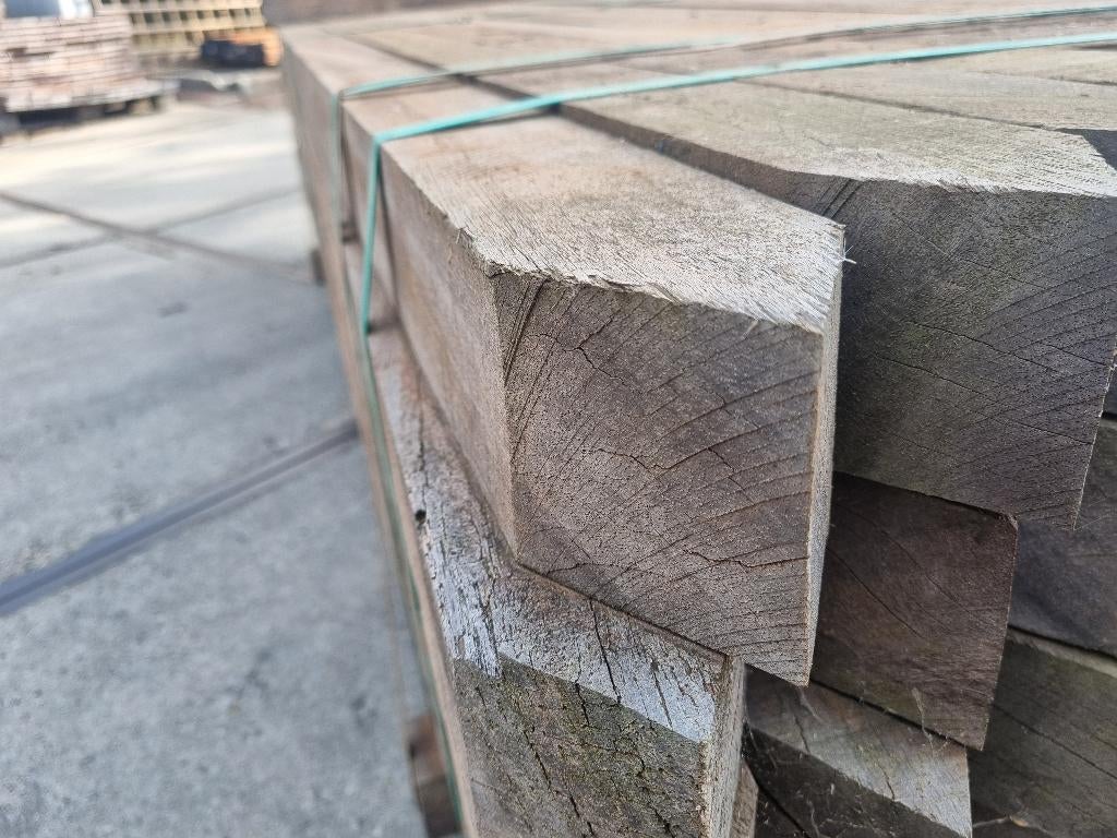 Hardhouten palen 80x80 mm / 8x8 cm / 8.0x8.0 cm, Tuin en Terras, Palen, Balken en Planken, Ophalen, Palen, Nieuw, Hardhout