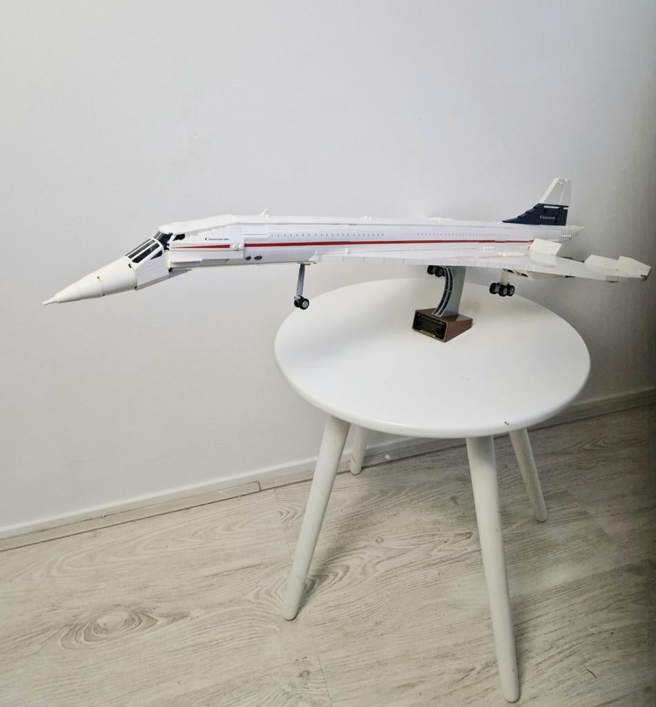 Lego Concorde Vliegtuig 10318, Lego, Ophalen of Verzenden, Zo goed als nieuw, Compleet
