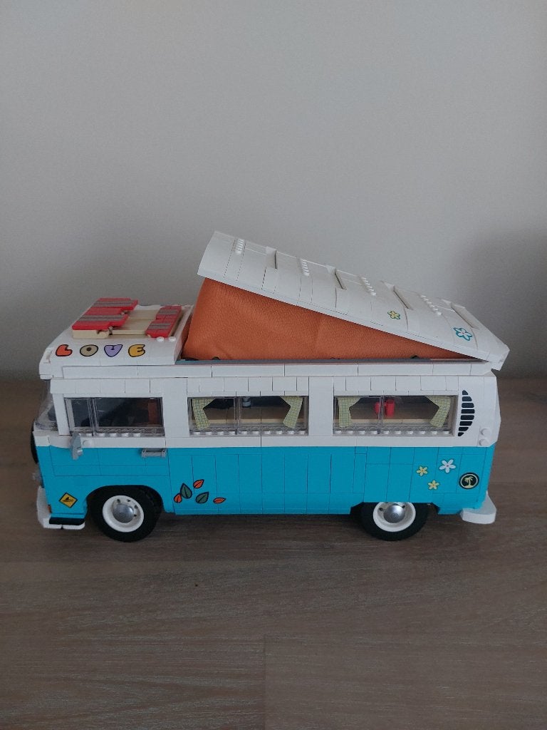 Lego 10279 Volkswagen T2 Kampeerbus Camper, Lego, Ophalen of Verzenden, Zo goed als nieuw, Icons