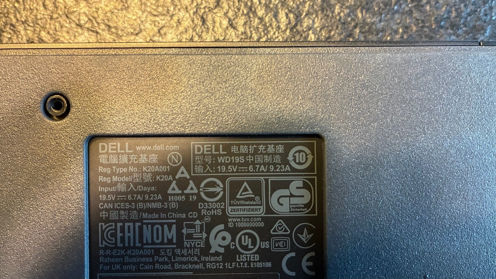 Dell WD19S Docking Station met 130W Adapter, Ophalen of Verzenden, Zo goed als nieuw, Docking station, Laptop