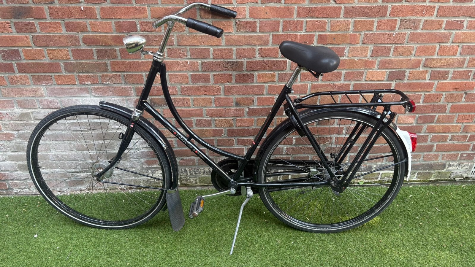 Gazelle omafiets 28 inch zwart, Fietsen en Brommers, Fietsen | Dames | Damesfietsen, 56 cm of meer, Ophalen, Gebruikt, Gazelle