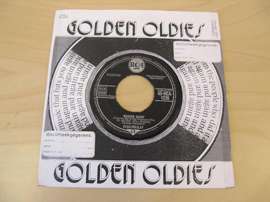 Elvis Presley - Wooden Heart / Tonight Is So Right For Love, Originele persing, Ophalen of Verzenden, Gebruikt, Pop